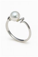 Ringe Nihama Dame in Weißgold Perla NA0604O4FABI070